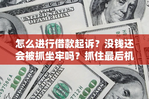 北京怎么进行借款起诉？没钱还会被抓坐牢吗？抓住最后机会！