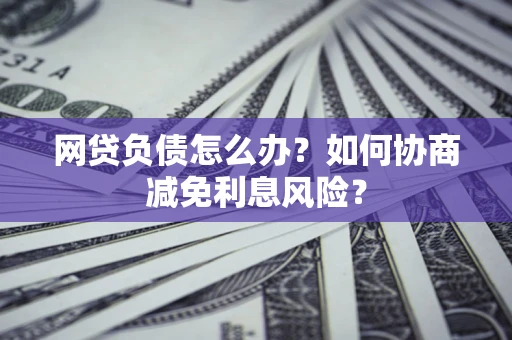 北京网贷负债怎么办？如何协商减免利息风险？