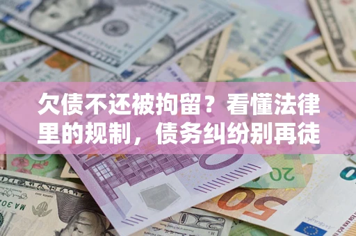 北京欠债不还被拘留？看懂法律里的规制，债务纠纷别再徒劳奔波