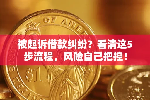 北京被起诉借款纠纷？看清这5步流程，风险自己把控！
