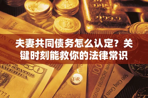 北京夫妻共同债务怎么认定？关键时刻能救你的法律常识