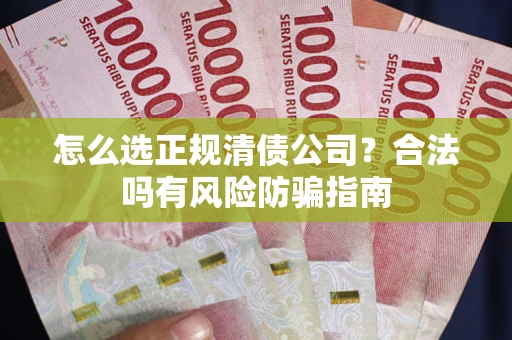 北京怎么选正规清债公司？合法吗有风险防骗指南